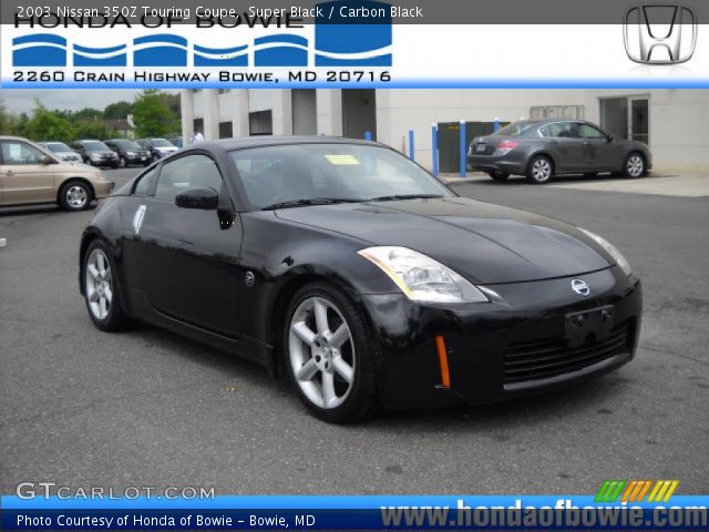 2003 Nissan 350Z Touring Coupe in Super Black