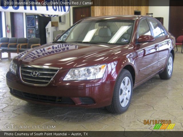 2010 Hyundai Sonata GLS in Dark Cherry Red