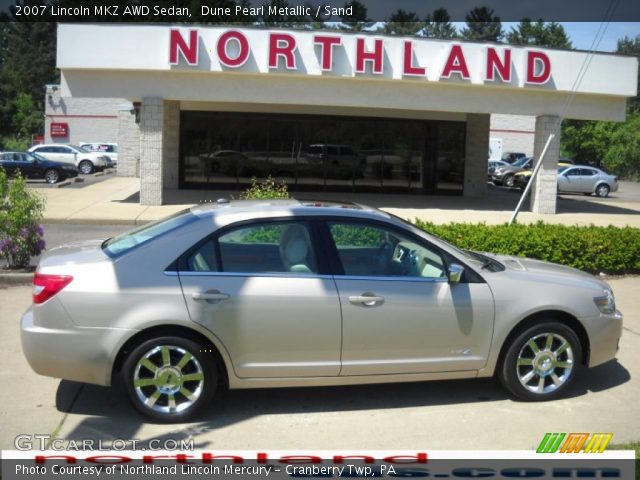 2007 Lincoln MKZ AWD Sedan in Dune Pearl Metallic