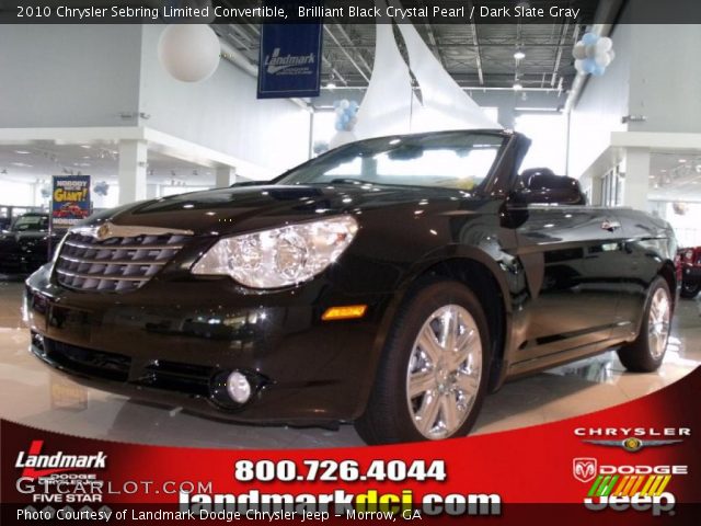 2010 Chrysler Sebring Limited Convertible in Brilliant Black Crystal Pearl
