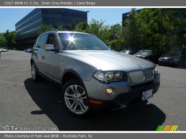 2007 BMW X3 3.0si in Silver Grey Metallic