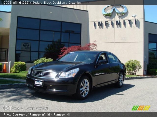 2008 Infiniti G 35 x Sedan in Black Obsidian