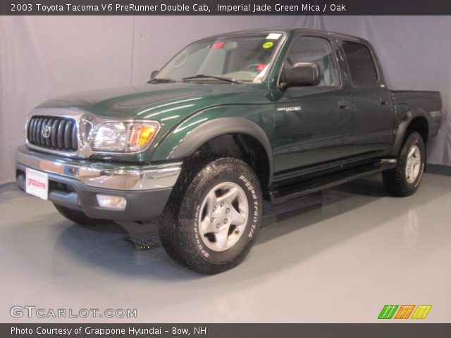 2003 Toyota Tacoma V6 PreRunner Double Cab in Imperial Jade Green Mica