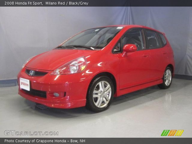 2008 Honda Fit Sport in Milano Red