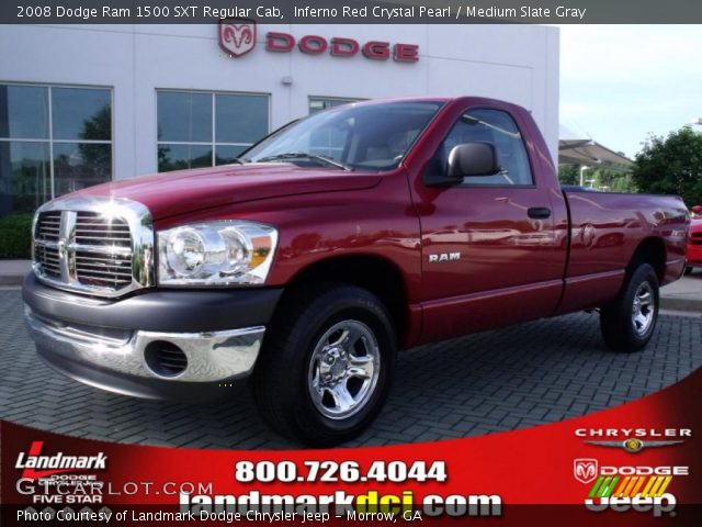 2008 Dodge Ram 1500 SXT Regular Cab in Inferno Red Crystal Pearl