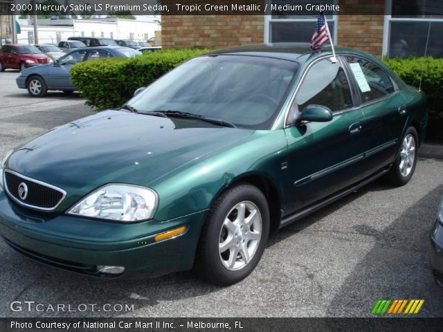 2000 Mercury Sable LS Premium Sedan in Tropic Green Metallic