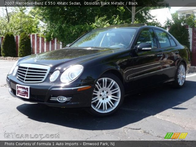 2007 Mercedes-Benz E 550 4Matic Sedan in Obsidian Black Metallic