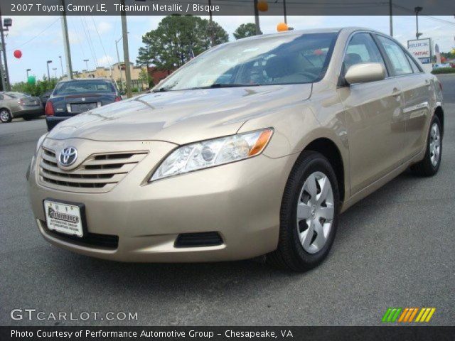 2007 Toyota Camry LE in Titanium Metallic