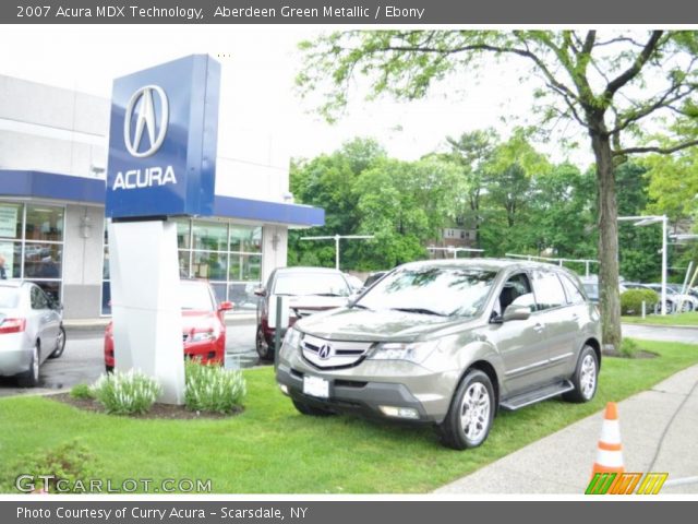 2007 Acura MDX Technology in Aberdeen Green Metallic