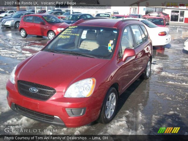 2007 Kia Rondo LX in Volcanic Red