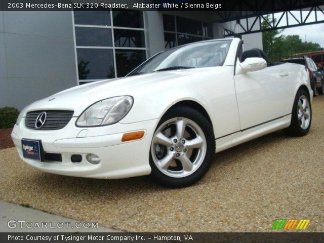 2003 Mercedes-Benz SLK 320 Roadster in Alabaster White