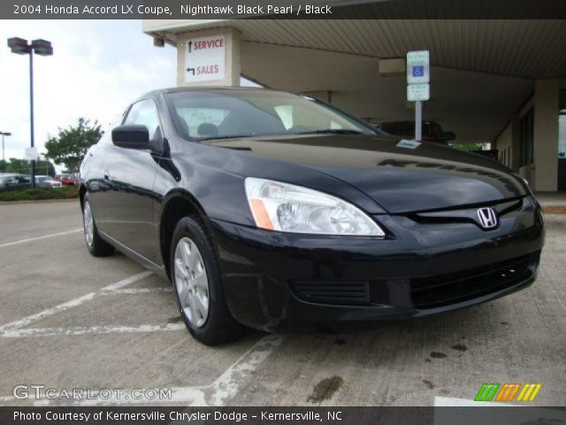 2004 Honda Accord LX Coupe in Nighthawk Black Pearl