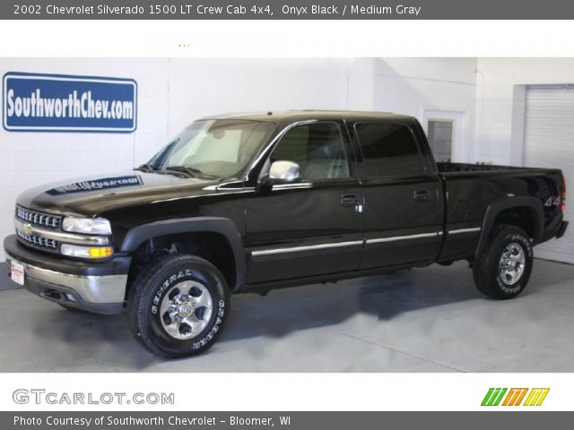 2002 Chevrolet Silverado 1500 LT Crew Cab 4x4 in Onyx Black