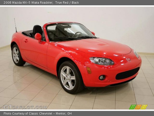 2008 Mazda MX-5 Miata Roadster in True Red