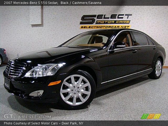 2007 Mercedes-Benz S 550 Sedan in Black