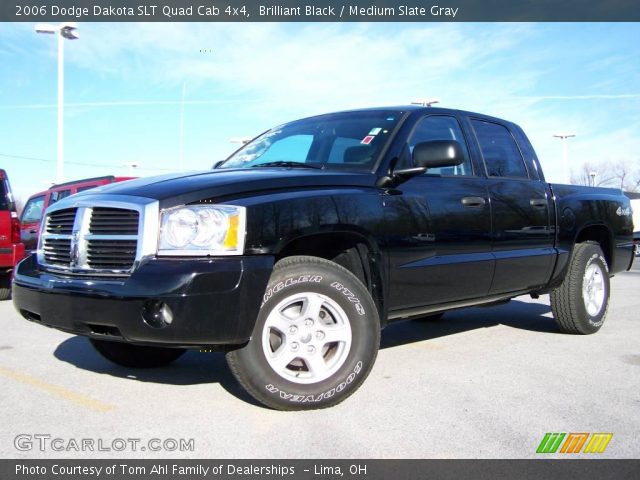 2006 Dodge Dakota SLT Quad Cab 4x4 in Brilliant Black