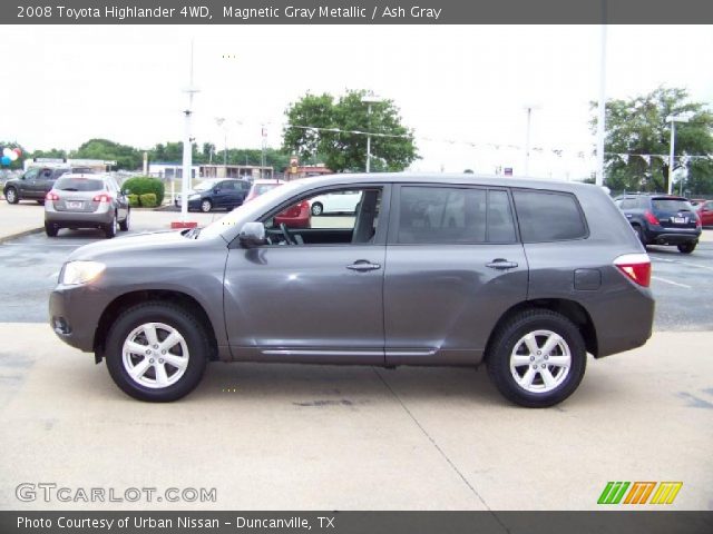 2008 Toyota Highlander 4WD in Magnetic Gray Metallic