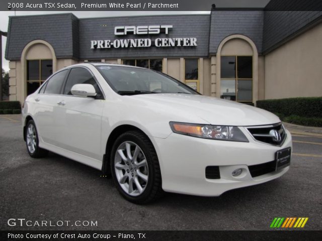 2008 Acura TSX Sedan in Premium White Pearl