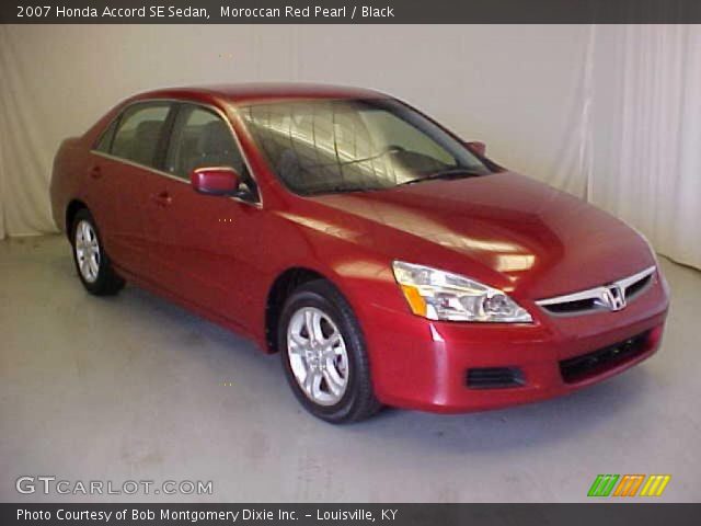 2007 Honda Accord SE Sedan in Moroccan Red Pearl