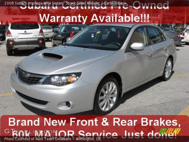 2008 Subaru Impreza WRX Sedan in Spark Silver Metallic