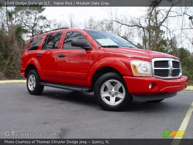 2004 Dodge Durango SLT in Flame Red