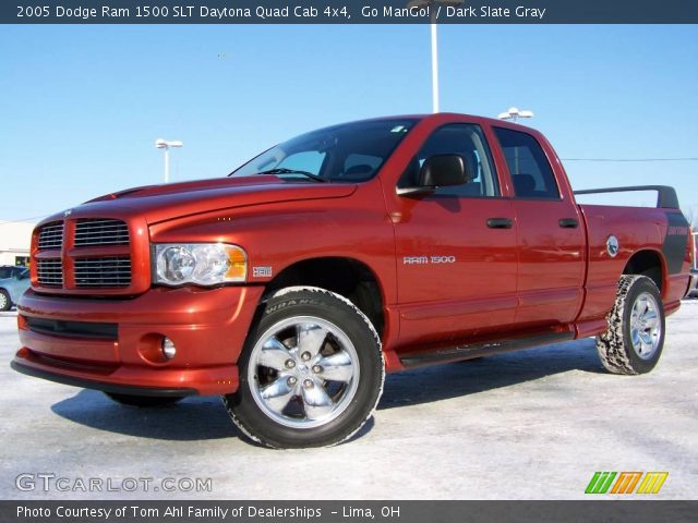 2005 Dodge Ram 1500 SLT Daytona Quad Cab 4x4 in Go ManGo!