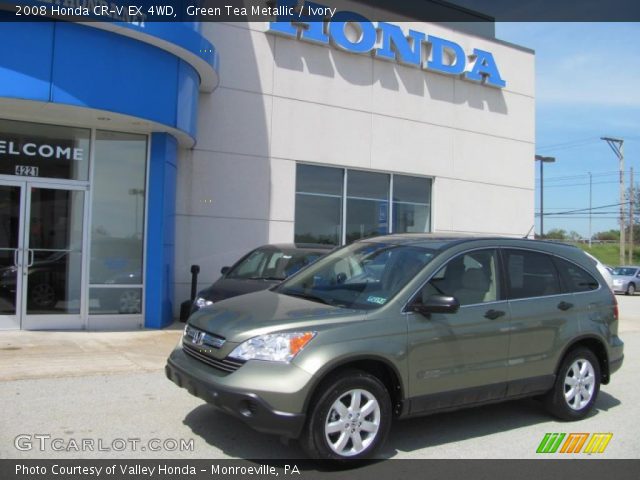 2008 Honda CR-V EX 4WD in Green Tea Metallic