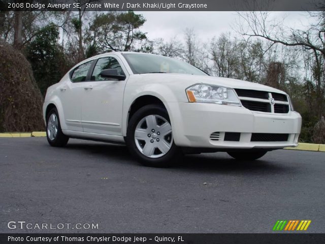 2008 Dodge Avenger SE in Stone White