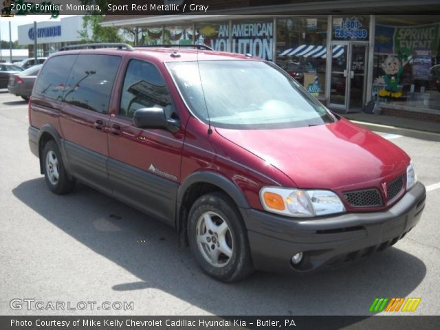 2005 Pontiac Montana  in Sport Red Metallic