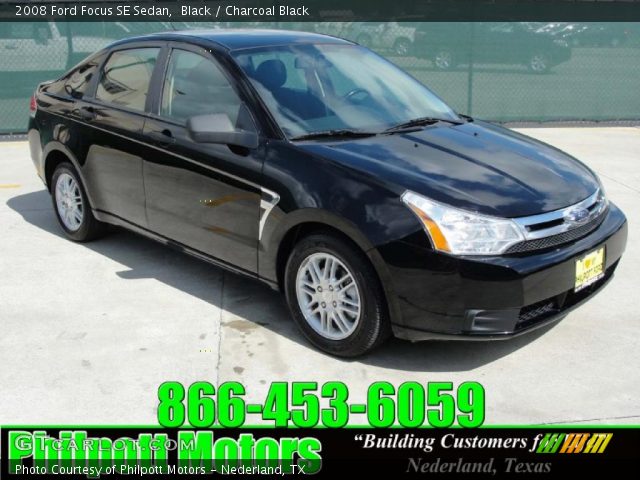 2008 Ford Focus SE Sedan in Black