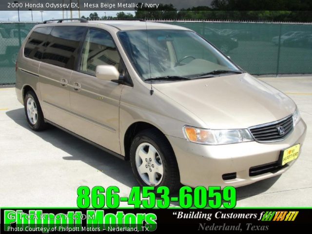 2000 Honda Odyssey EX in Mesa Beige Metallic
