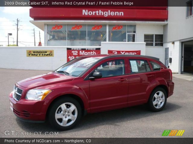 2009 Dodge Caliber SXT in Inferno Red Crystal Pearl