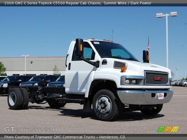 2009 GMC C Series Topkick C5500 Regular Cab Chassis in Summit White