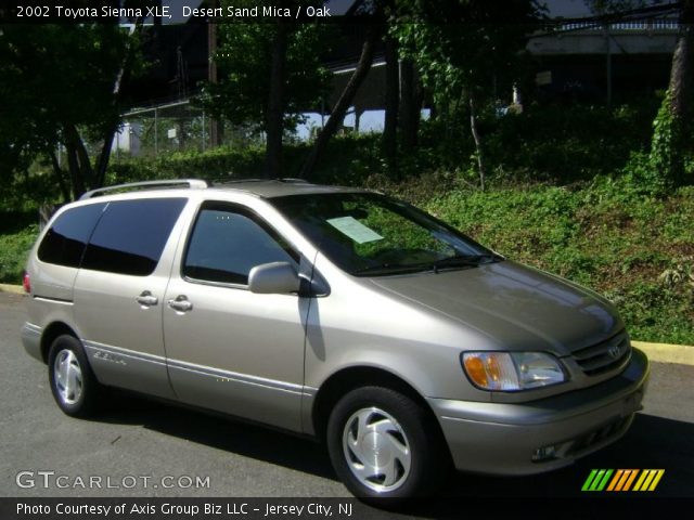 2002 Toyota Sienna XLE in Desert Sand Mica