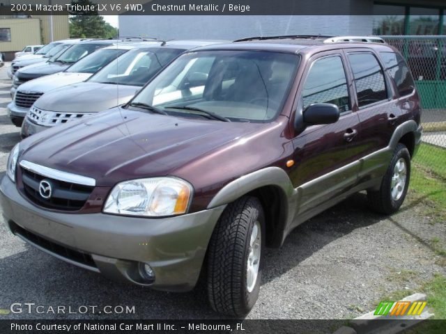 2001 Mazda Tribute LX V6 4WD in Chestnut Metallic