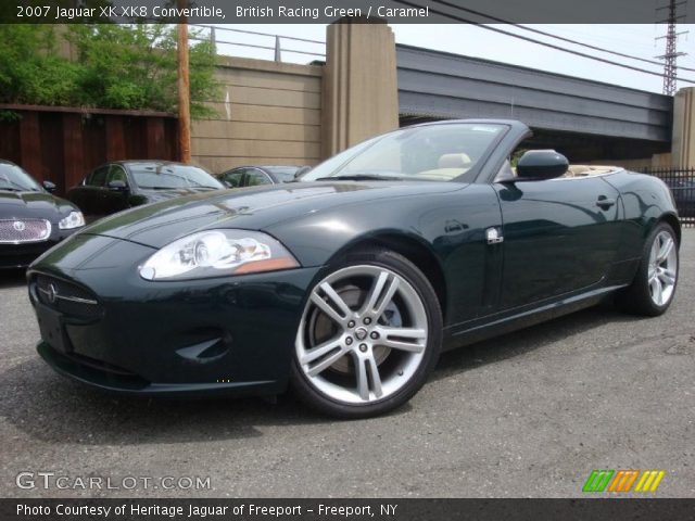 2007 Jaguar XK XK8 Convertible in British Racing Green