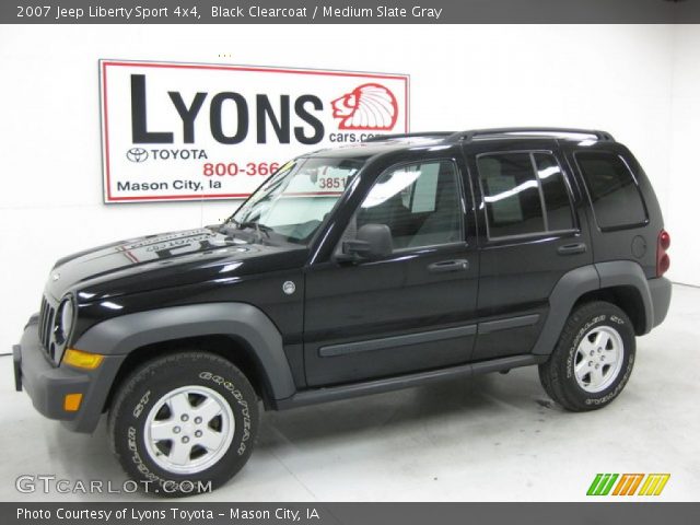 2007 Jeep Liberty Sport 4x4 in Black Clearcoat
