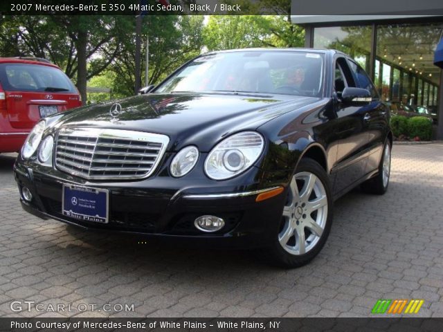2007 Mercedes-Benz E 350 4Matic Sedan in Black