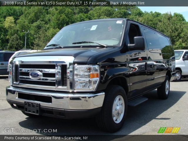 2008 Ford E Series Van E350 Super Duty XLT 15 Passenger in Black