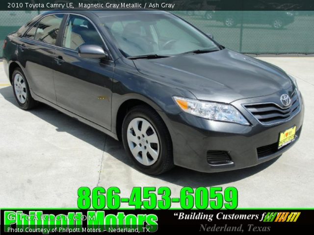 2010 Toyota Camry LE in Magnetic Gray Metallic