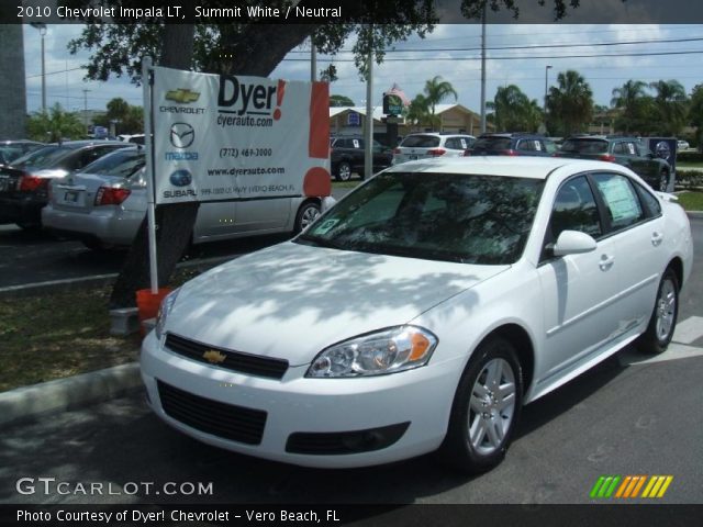 2010 Chevrolet Impala LT in Summit White