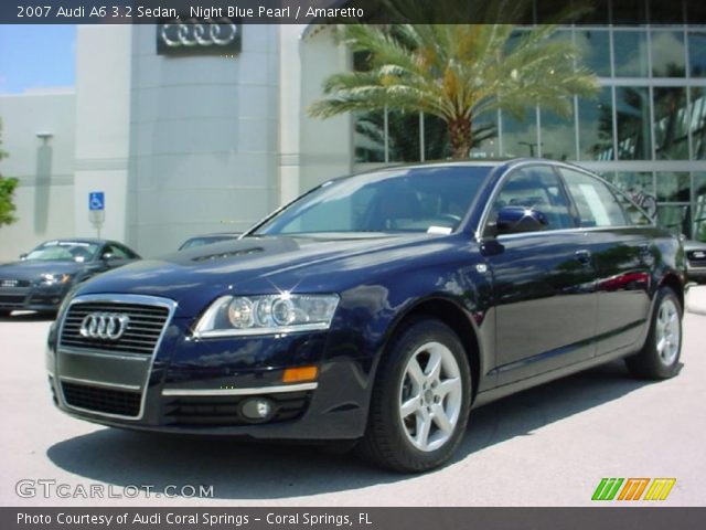 2007 Audi A6 3.2 Sedan in Night Blue Pearl
