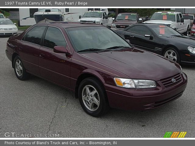 1997 Toyota Camry LE V6 in Ruby Pearl
