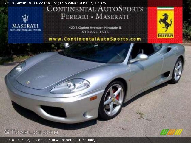 2000 Ferrari 360 Modena in Argento (Silver Metallic)