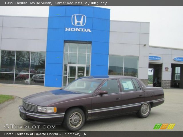 1995 Cadillac DeVille Sedan in Garnet Red Metallic