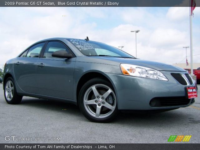 2009 Pontiac G6 GT Sedan in Blue Gold Crystal Metallic