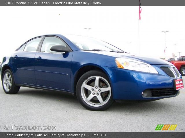 2007 Pontiac G6 V6 Sedan in Electric Blue Metallic