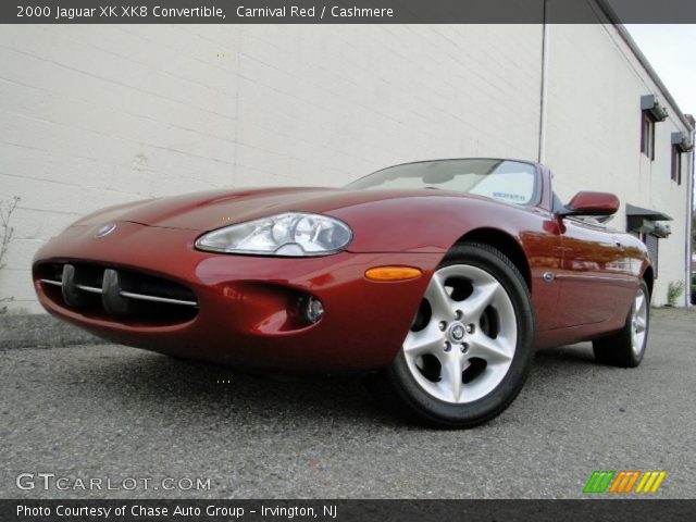 2000 Jaguar XK XK8 Convertible in Carnival Red