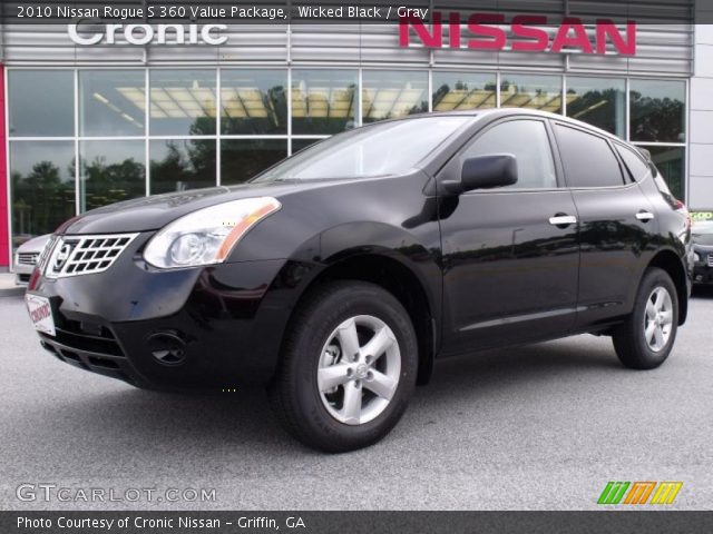 2010 Nissan Rogue S 360 Value Package in Wicked Black
