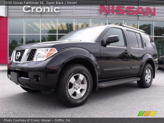2006 Nissan Pathfinder SE in Super Black
